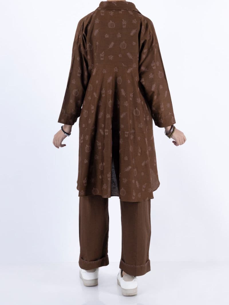 Dark Brown Cambric Kurti thumbnail