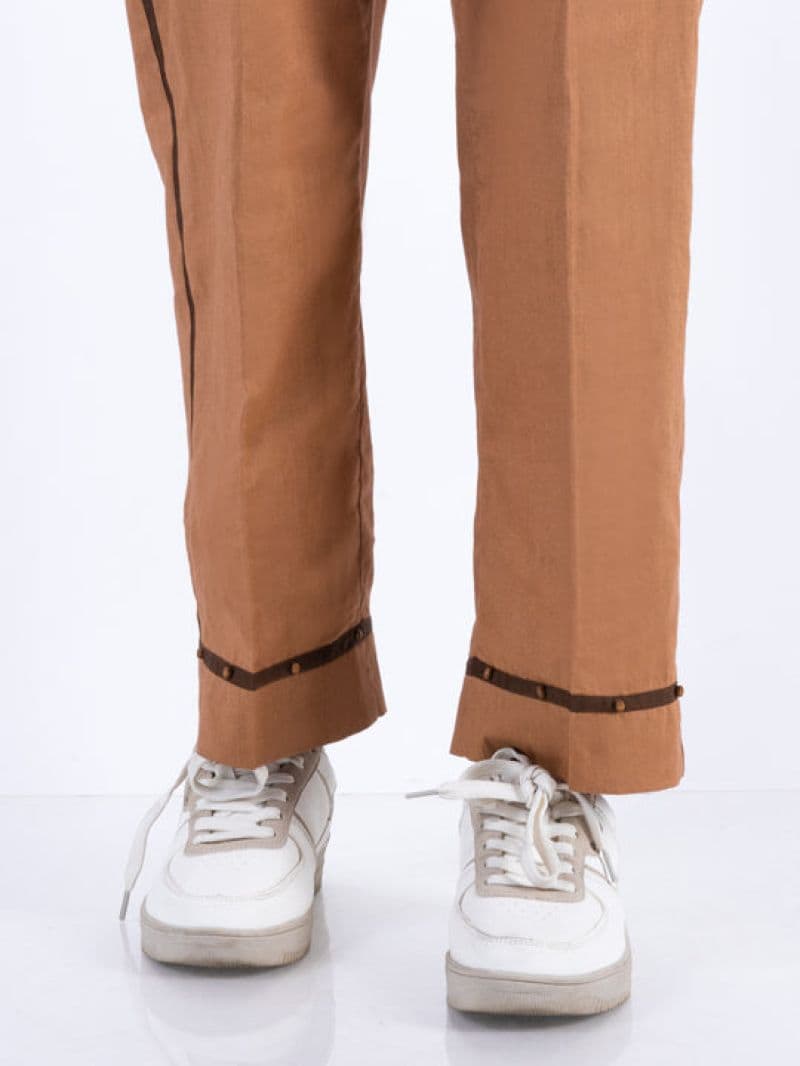 Khaki Cambric Girl Trousers thumbnail