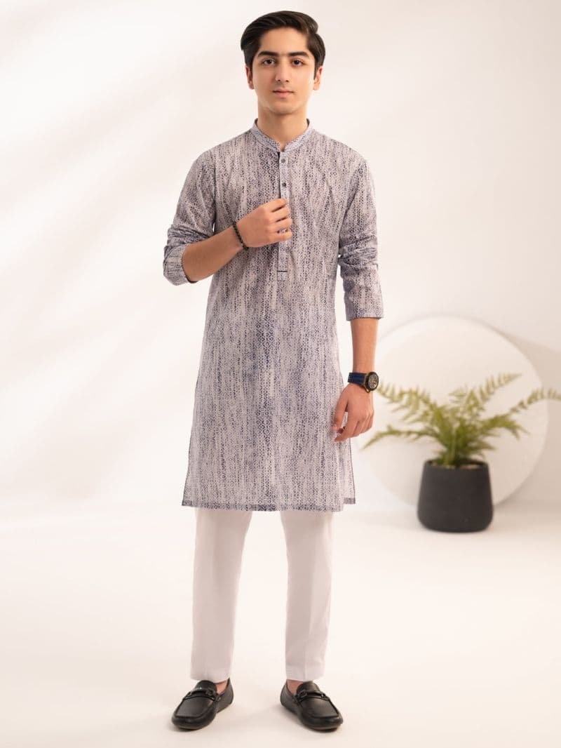 Purple Cotton Kurta thumbnail