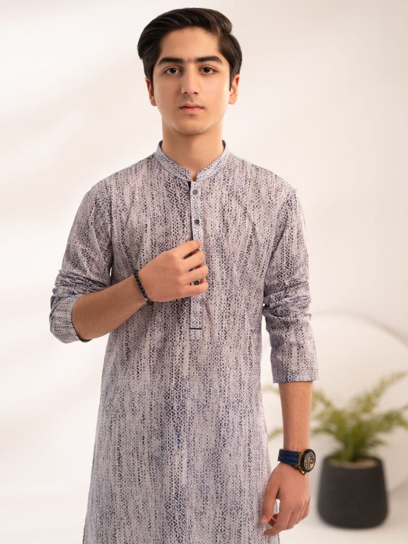 Purple Cotton Kurta thumbnail