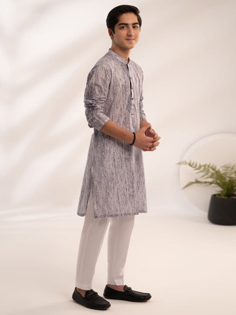 Purple Cotton Kurta thumbnail