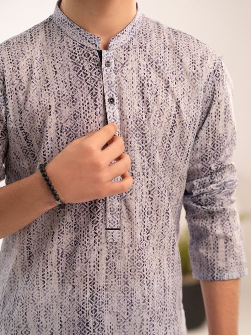 Purple Cotton Kurta thumbnail