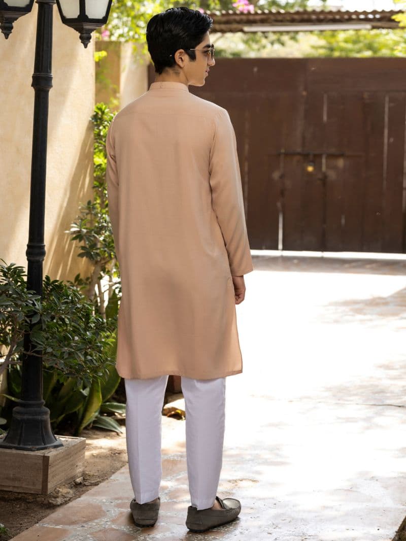 Peach Blended Kurta