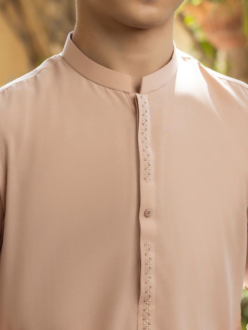 Peach Blended Kurta