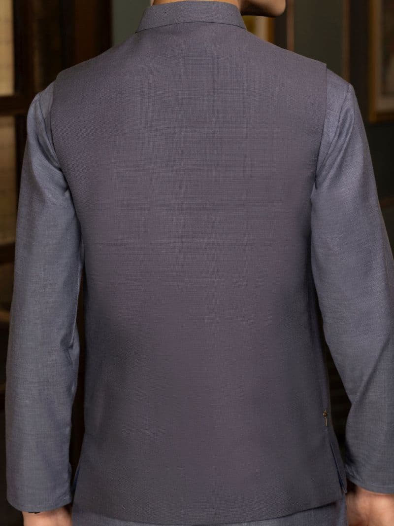 Grey Blended Waistcoat thumbnail