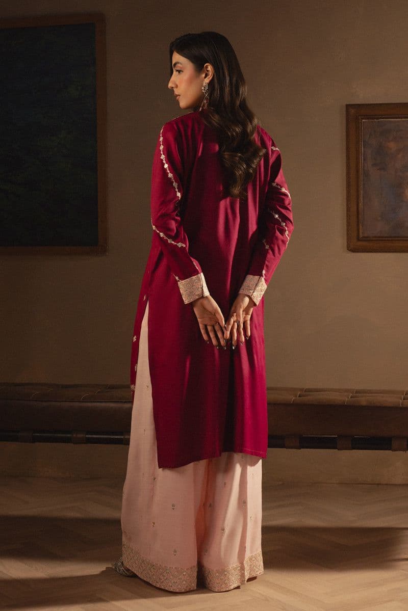 2 PIECE EMBROIDERED KHADDAR SHIRT (LUXURY-PRET) thumbnail