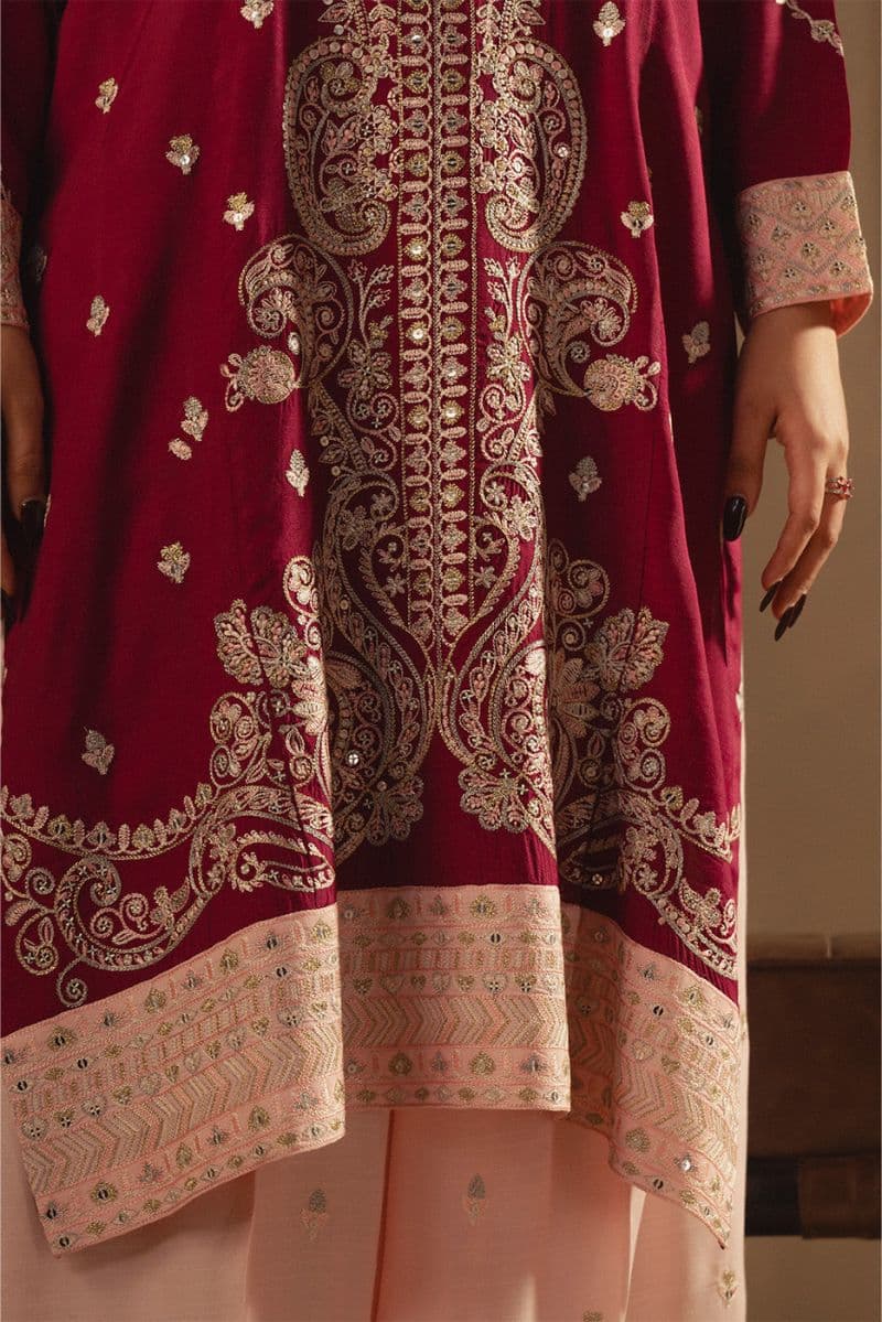 2 PIECE EMBROIDERED KHADDAR SHIRT (LUXURY-PRET) thumbnail