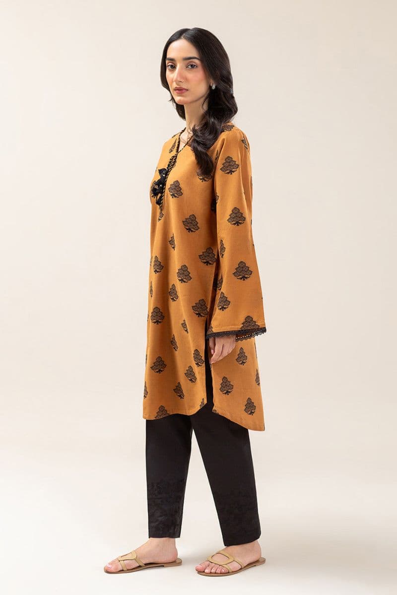 Solid Jacquard Shirt Pret
