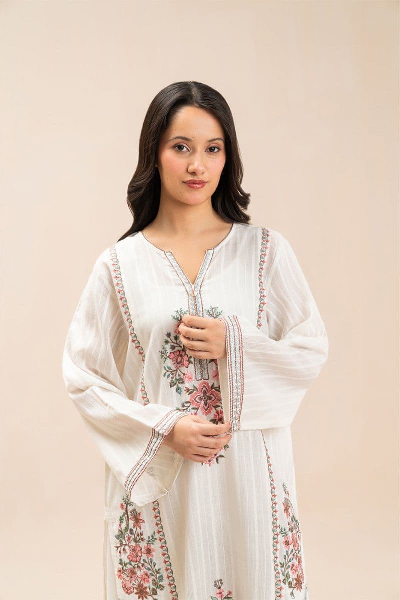 2 PIECE EMBROIDERED NENO KARA SUIT (PRET) thumbnail