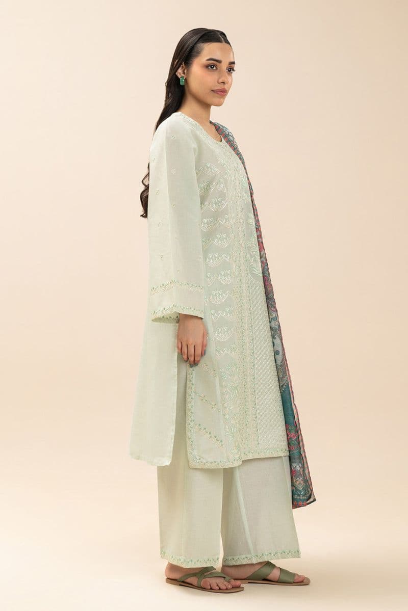3 PIECE EMBROIDERED LAWN SUIT (HIGH CASUAL)