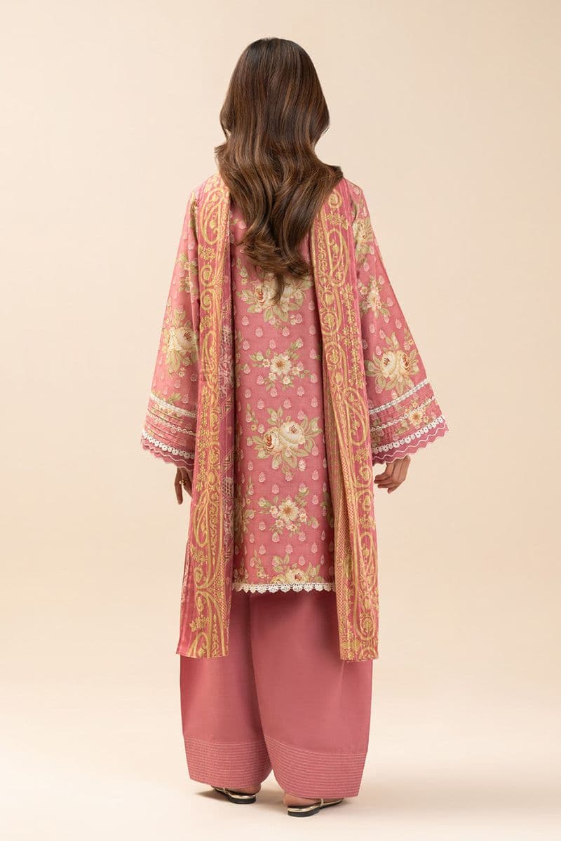 3 PIECE EMBROIDERED LAWN SUIT-PRIMROSE (UNSTITCHED) thumbnail