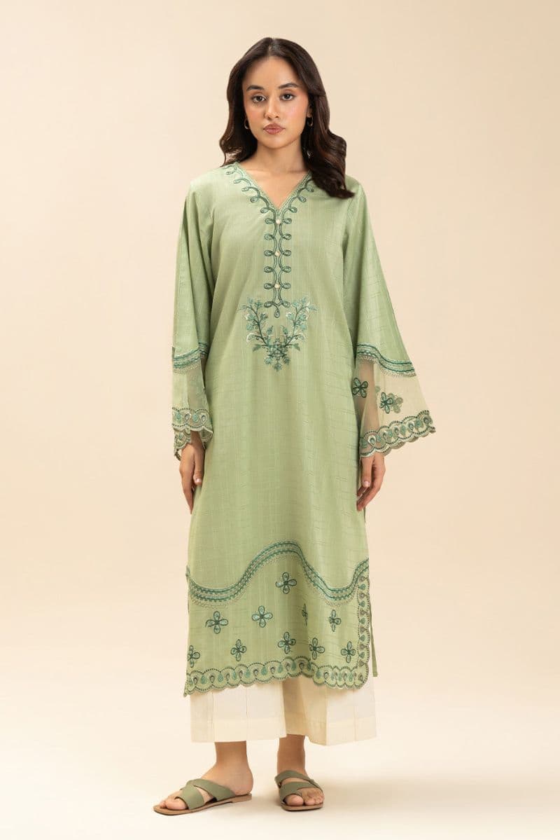 EMBROIDERED DORIA SHIRT (PRET)