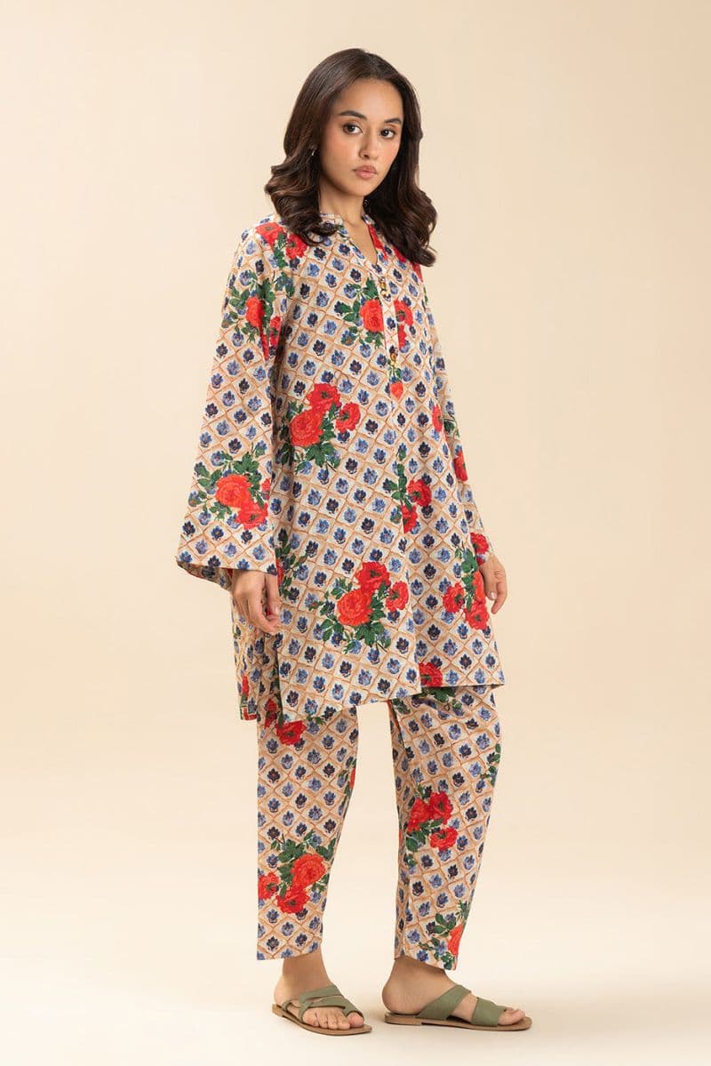 2 PIECE PRINTED LAWN SUIT (PRET) thumbnail