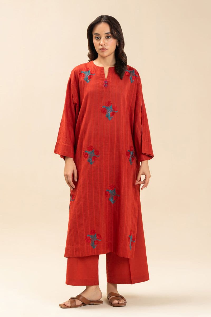 2 Piece Embroidered Neno Kara Suit Pret