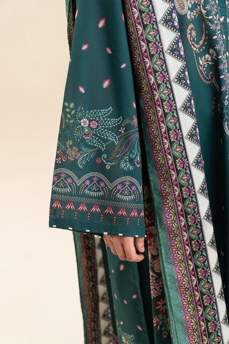 3 PIECE PRINTED LAWN SUIT-SORCERERS GARDEN (UNSTITCHED) thumbnail