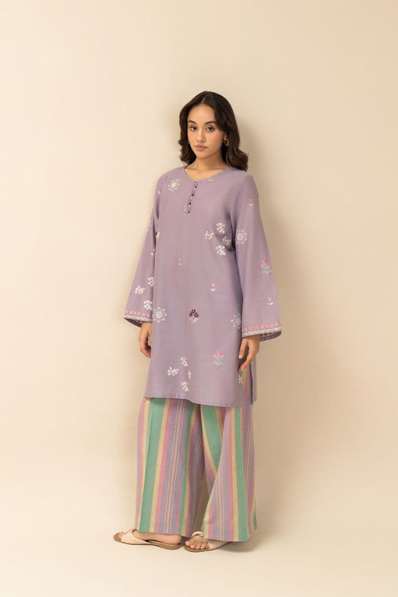 EMBROIDERED DORIA SHIRT (PRET)