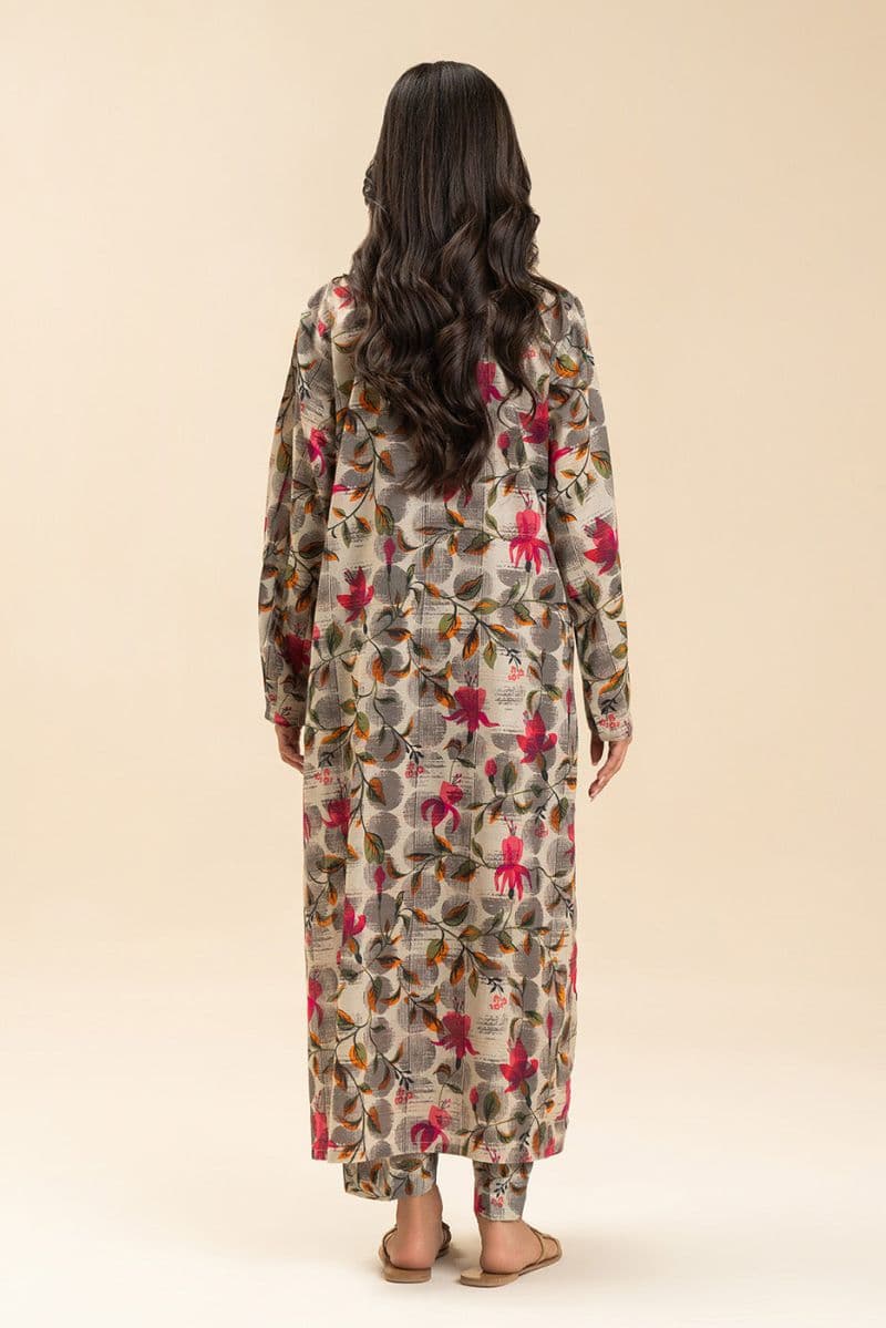 2 PIECE PRINTED LUREX LAWN SUIT (PRET) thumbnail