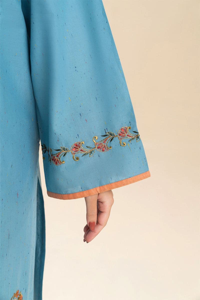 2 Piece Embroidered Multi Neps Suit Pret thumbnail