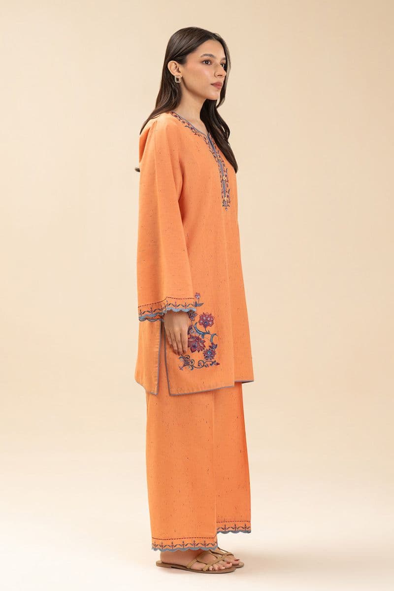 2 PIECE EMBROIDERED MULTI NEPS SUIT (PRET) thumbnail