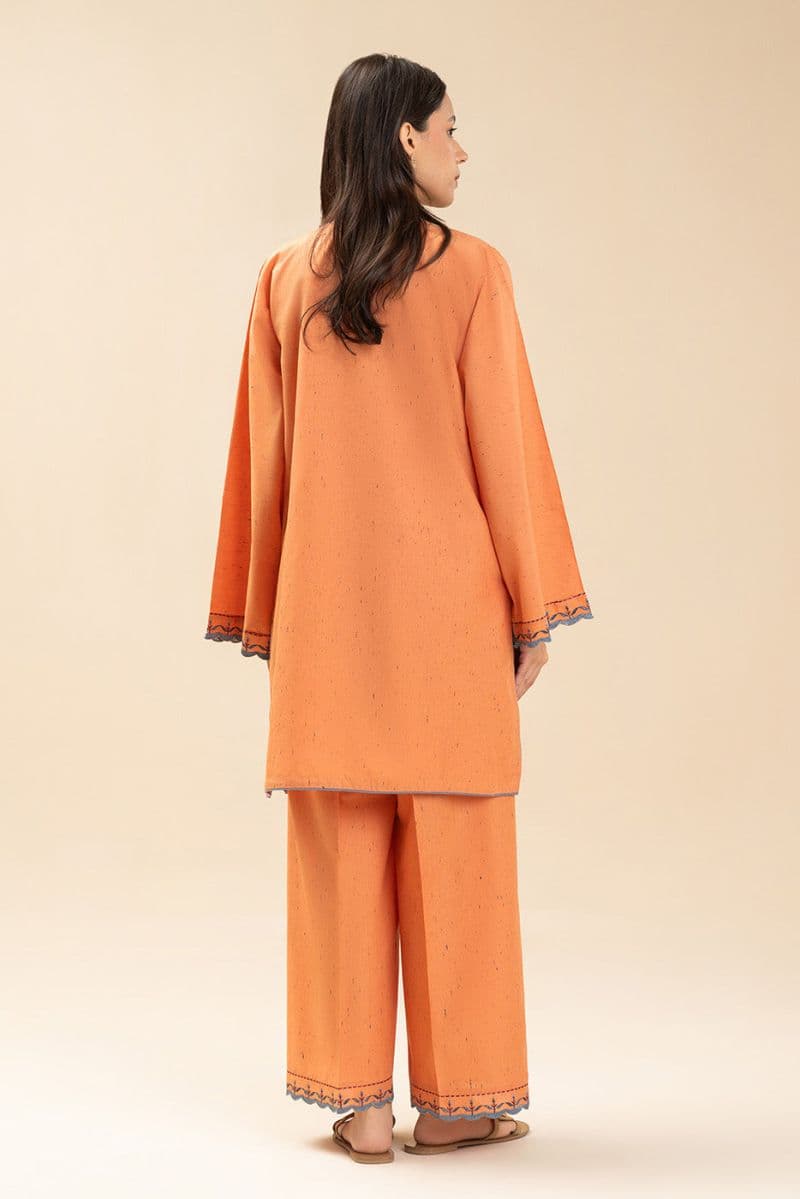 2 PIECE EMBROIDERED MULTI NEPS SUIT (PRET) thumbnail
