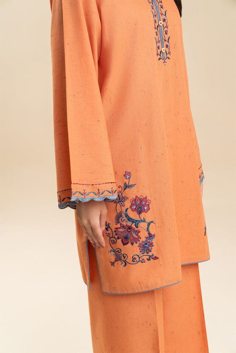 2 PIECE EMBROIDERED MULTI NEPS SUIT (PRET) thumbnail