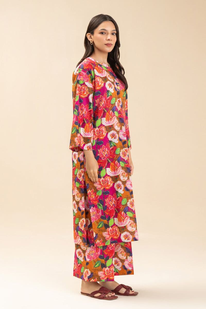 2 PIECE PRINTED LAWN SUIT (PRET)