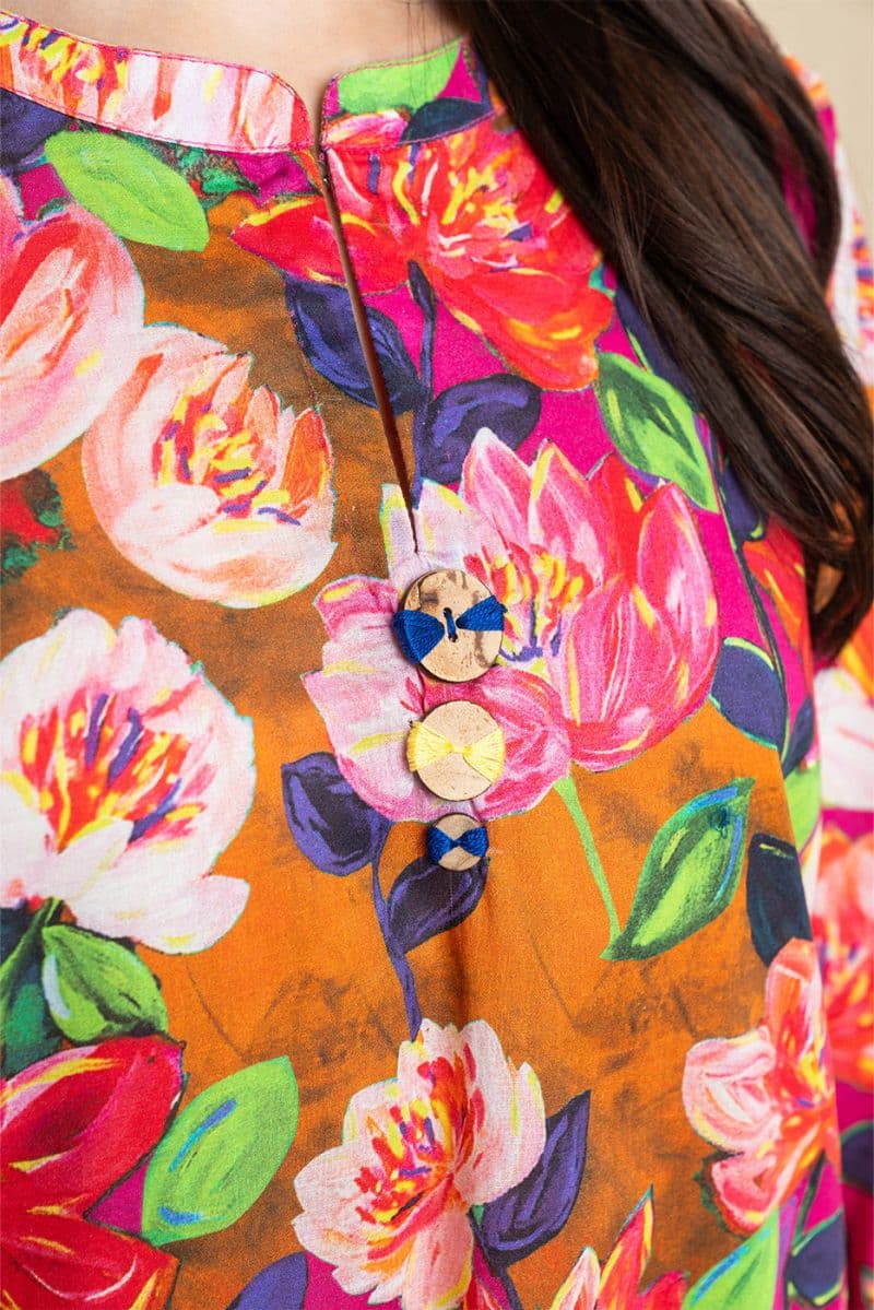 2 PIECE PRINTED LAWN SUIT (PRET)