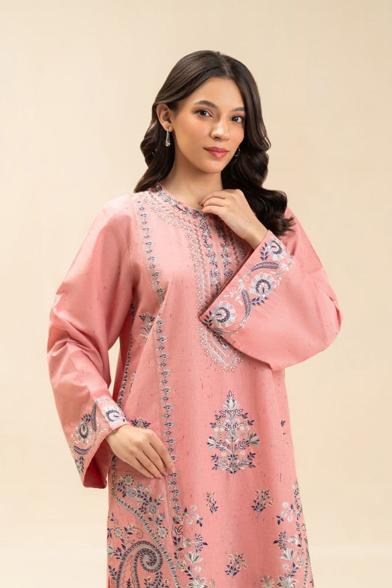 2 PIECE EMBROIDERED MULTI NEPS SUIT (PRET)