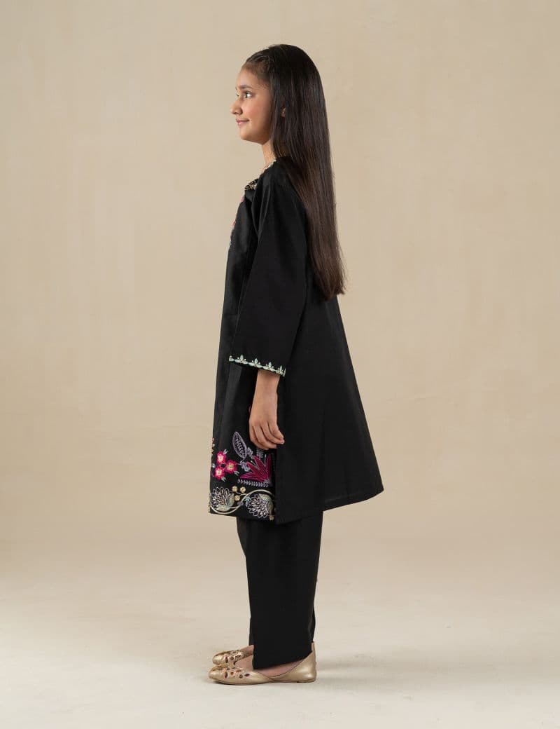 2 PIECE ALLOVER EMBROIDERED SUIT