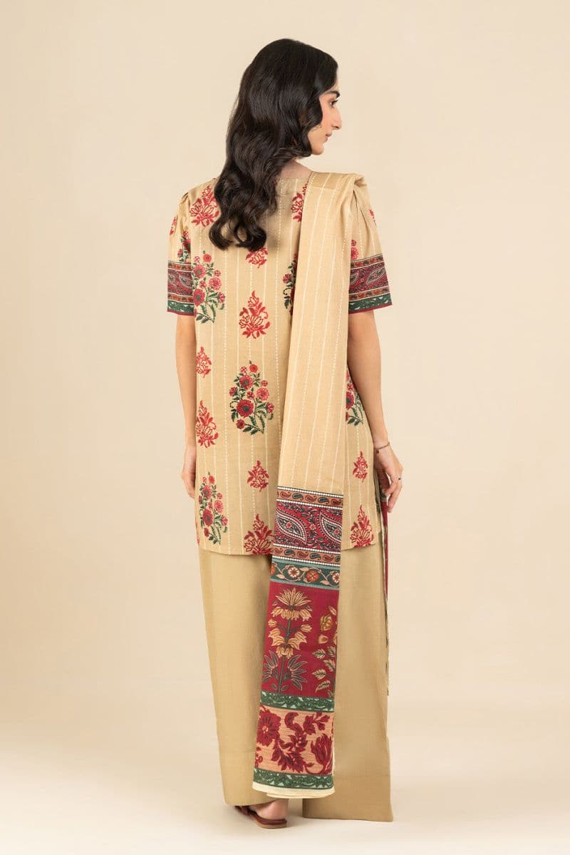 3 PIECE PRINTED LAWN SUIT-WHIMSICAL DUSK (UNSTITCHED) thumbnail