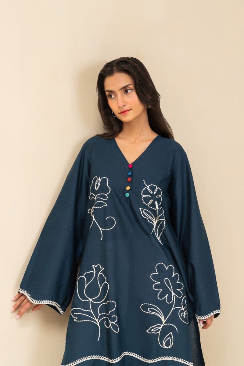 EMBROIDERED LAWN SHIRT (PRET) thumbnail