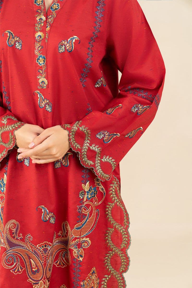 EMBROIDERED MULTI NEPS SHIRT (PRET) thumbnail
