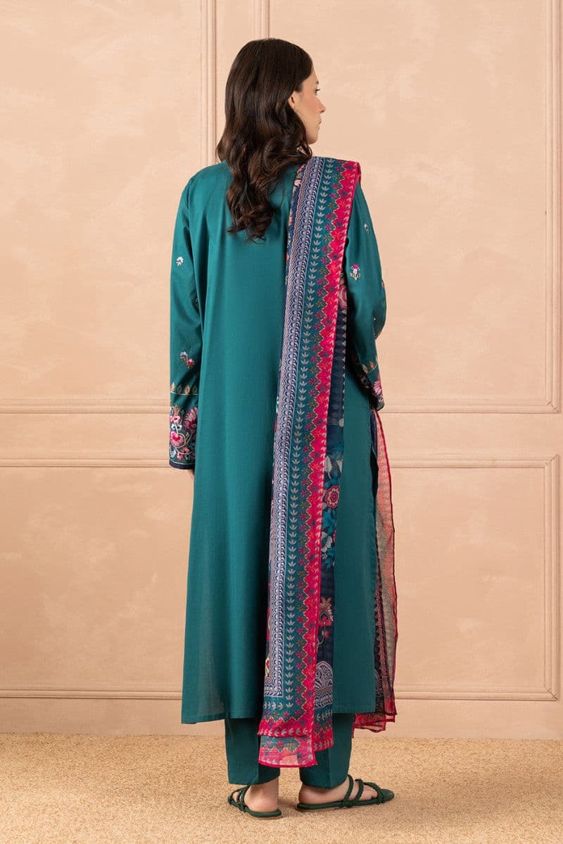 3 PIECE EMBROIDERED LAWN SUIT (HIGH CASUAL) thumbnail