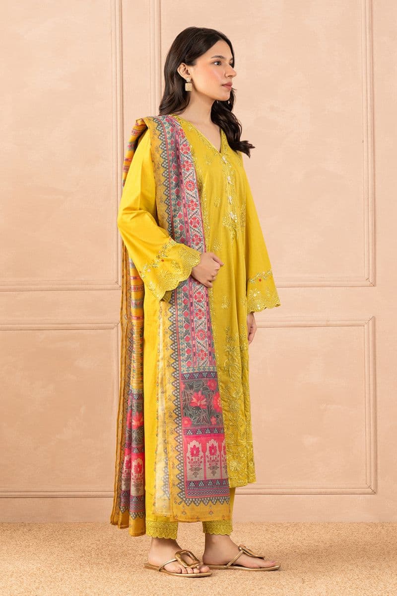 3 PIECE EMBROIDERED LAWN SUIT (HIGH CASUAL) thumbnail