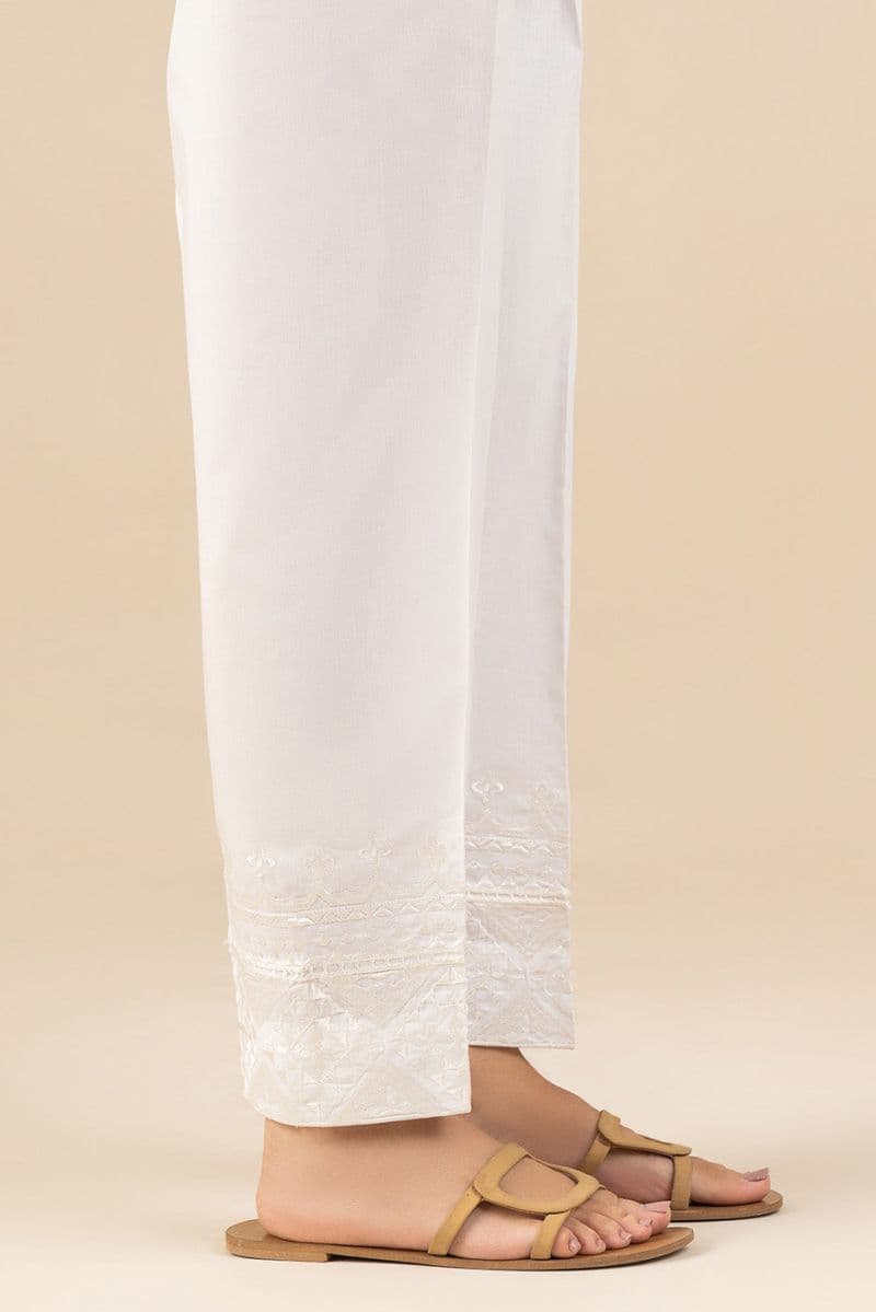 EMBROIDERED STRAIGHT PANTS thumbnail