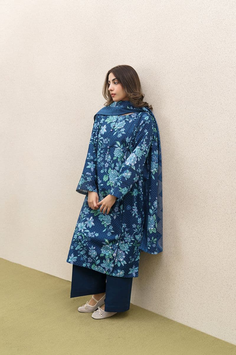 3 PIECE PRINTED KHADDAR SUIT-ARCTIC ESCAPE (UNSTITCHED) thumbnail