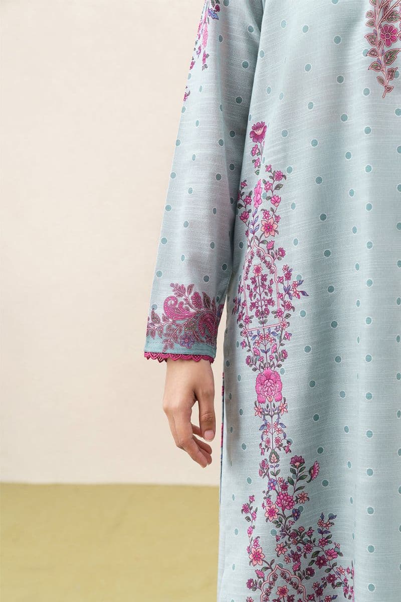 3 PIECE PRINTED KHADDAR SUIT-AUTUMN BREEZE (UNSTITCHED) thumbnail