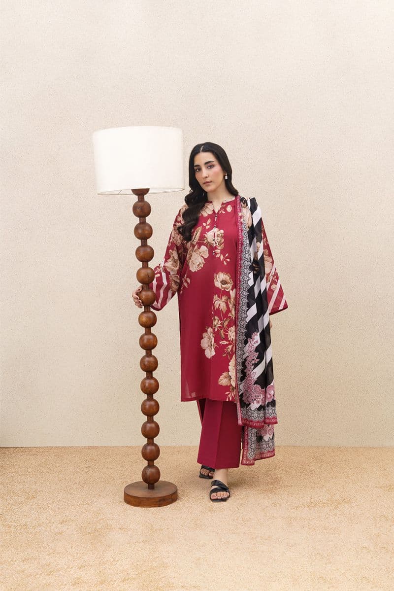3 PIECE PRINTED LAWN SUIT-WITCHING HOUR (UNSTITCHED) thumbnail