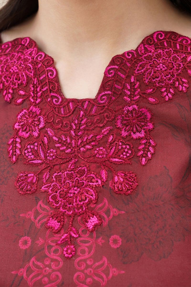 3 PIECE EMBROIDERED LAWN SUIT-REGAL WEAVE (UNSTITCHED) thumbnail