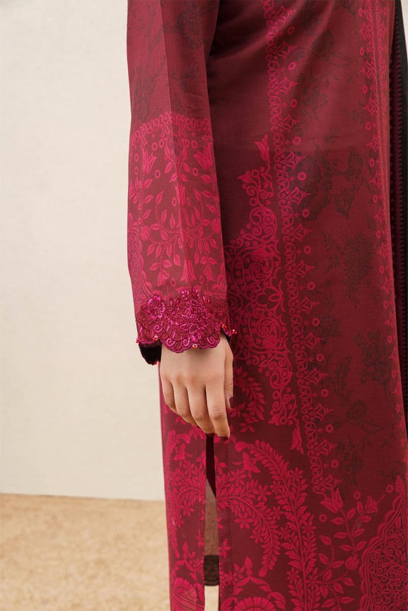 3 PIECE EMBROIDERED LAWN SUIT-REGAL WEAVE (UNSTITCHED) thumbnail