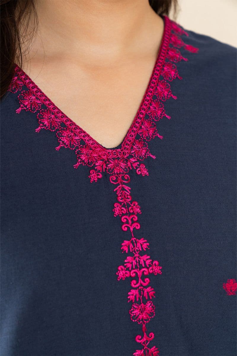 EMBROIDERED JACQUARD SHIRT (PRET) thumbnail