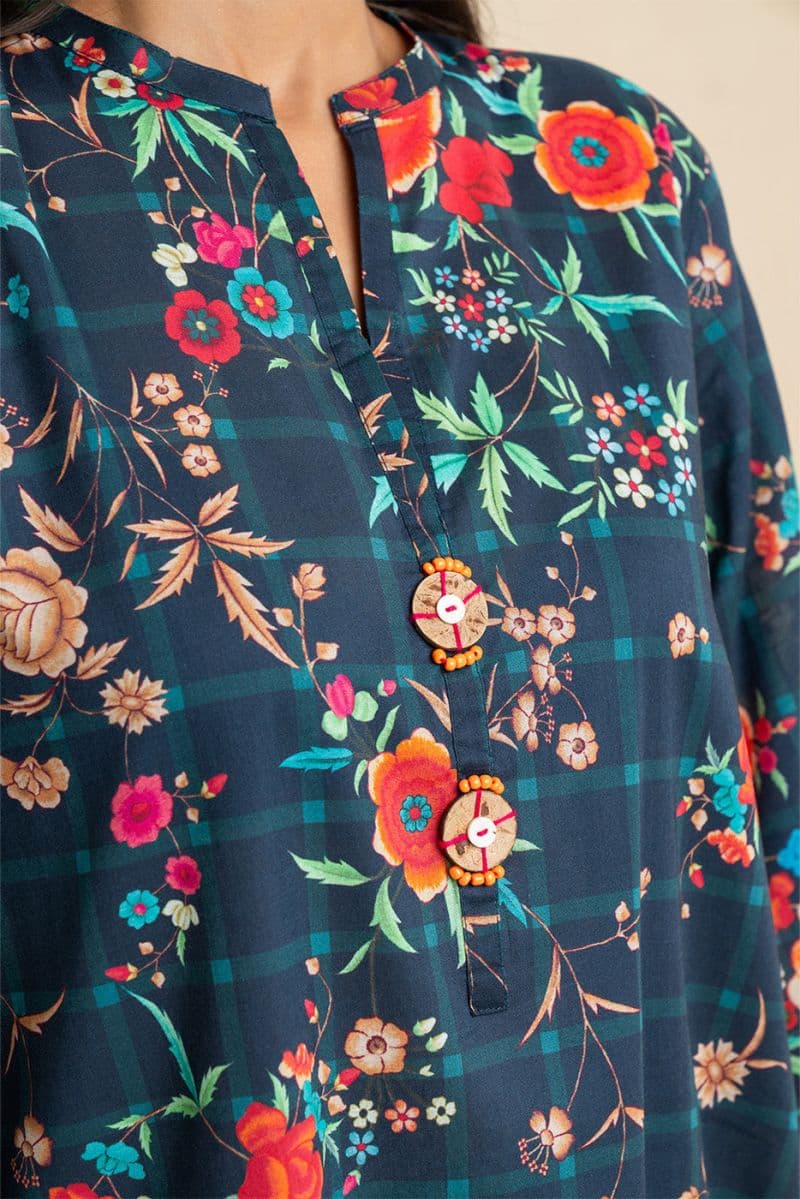 EMBROIDERED LAWN SHIRT (PRET) thumbnail