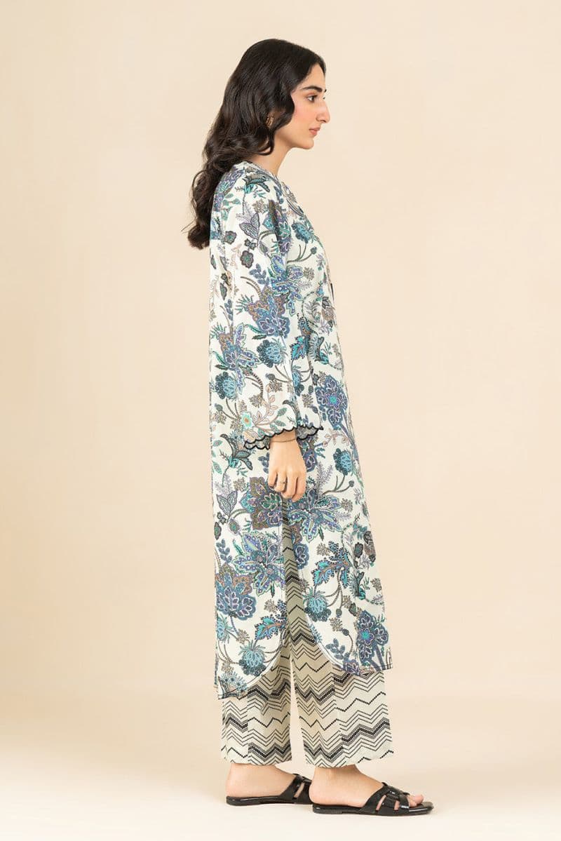 PRINTED LAWN SHIRT (PRET) thumbnail