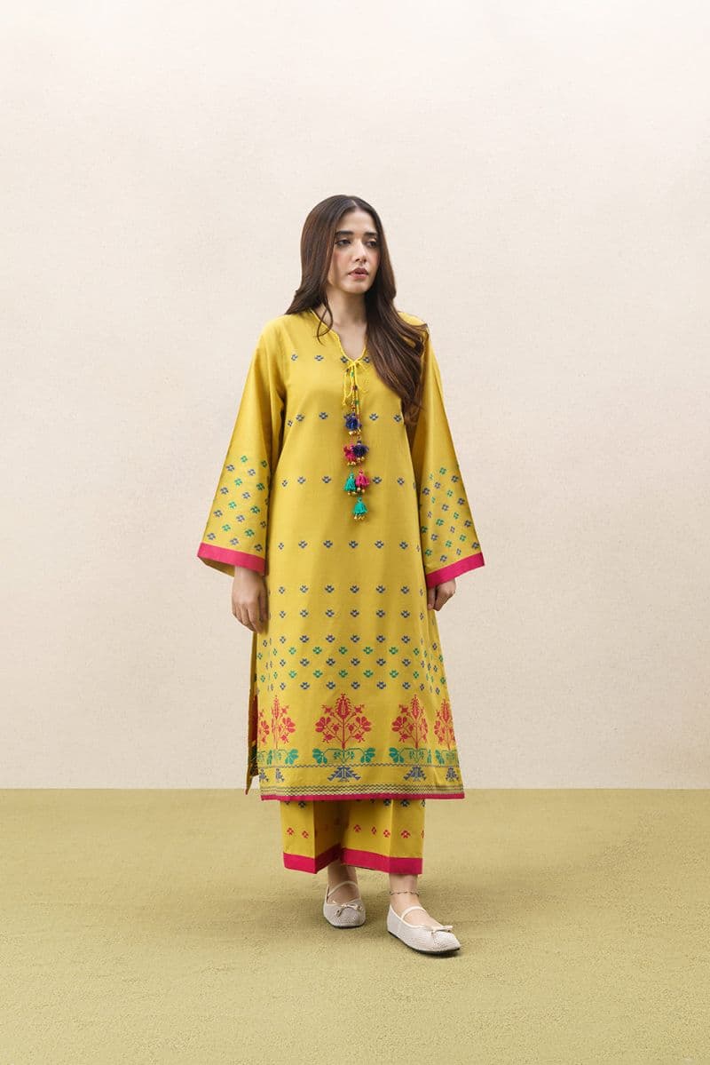 2 PIECE SOLID JACQUARD SUIT (PRET) thumbnail