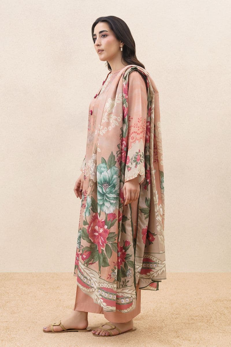 3 PIECE PRINTED LAWN SUIT (PRET) thumbnail