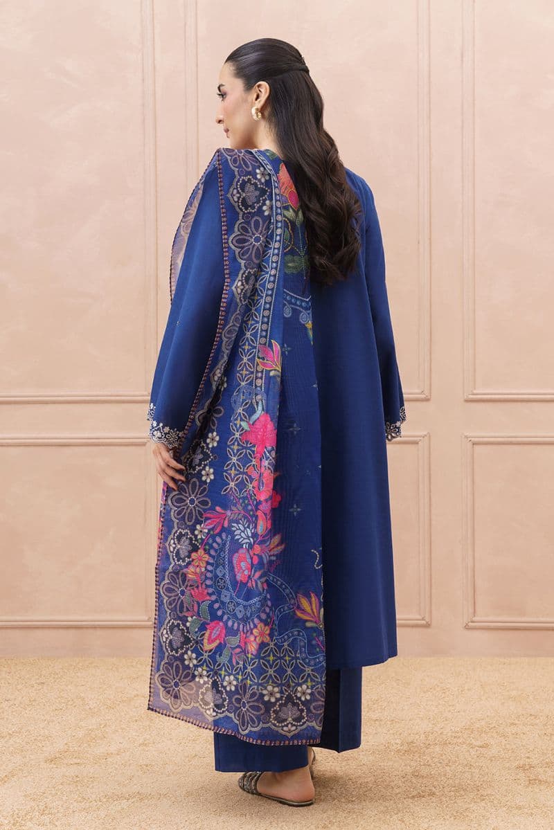 3 PIECE EMBROIDERED SLUB SUIT (HIGH CASUAL) thumbnail