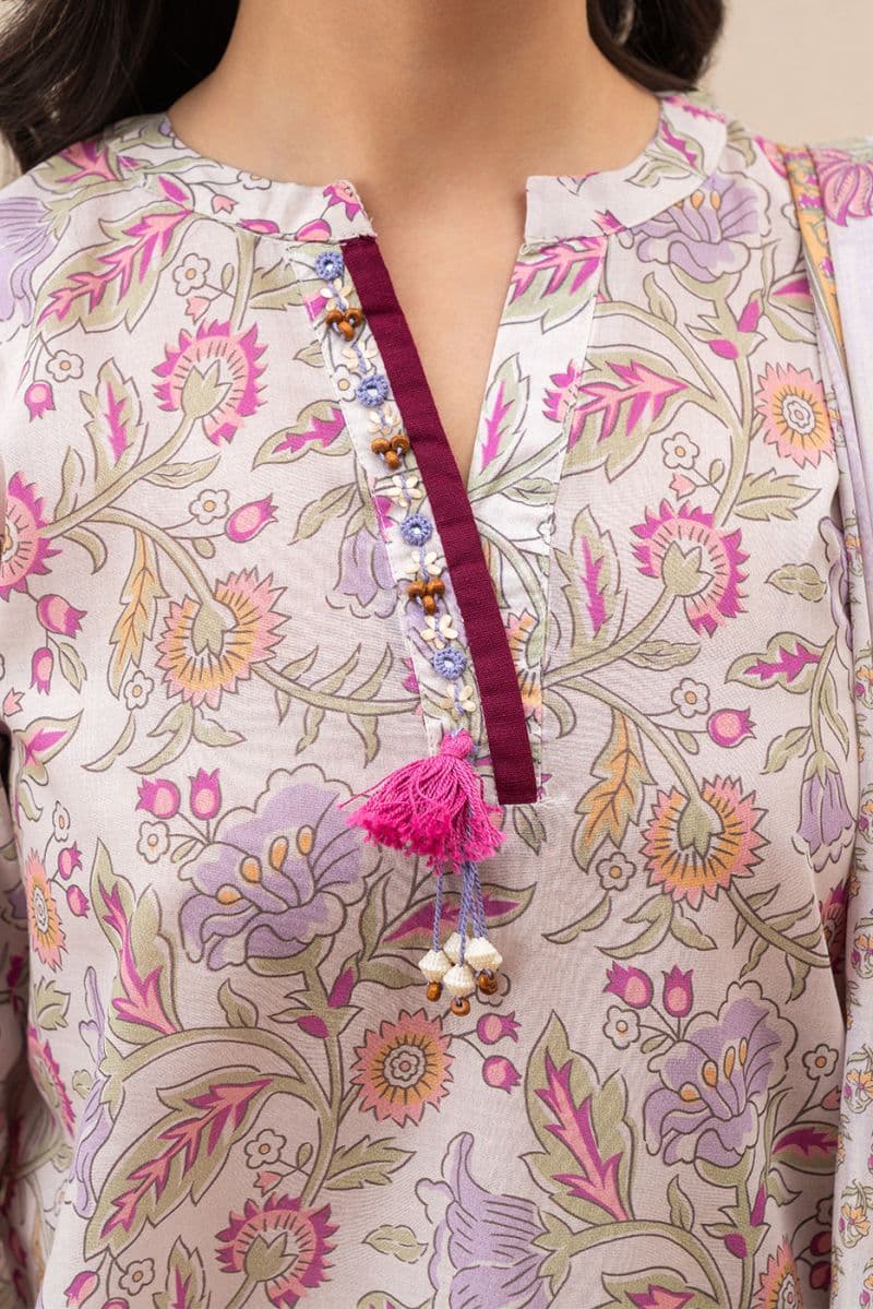 3 PIECE PRINTED LAWN SUIT (PRET) thumbnail