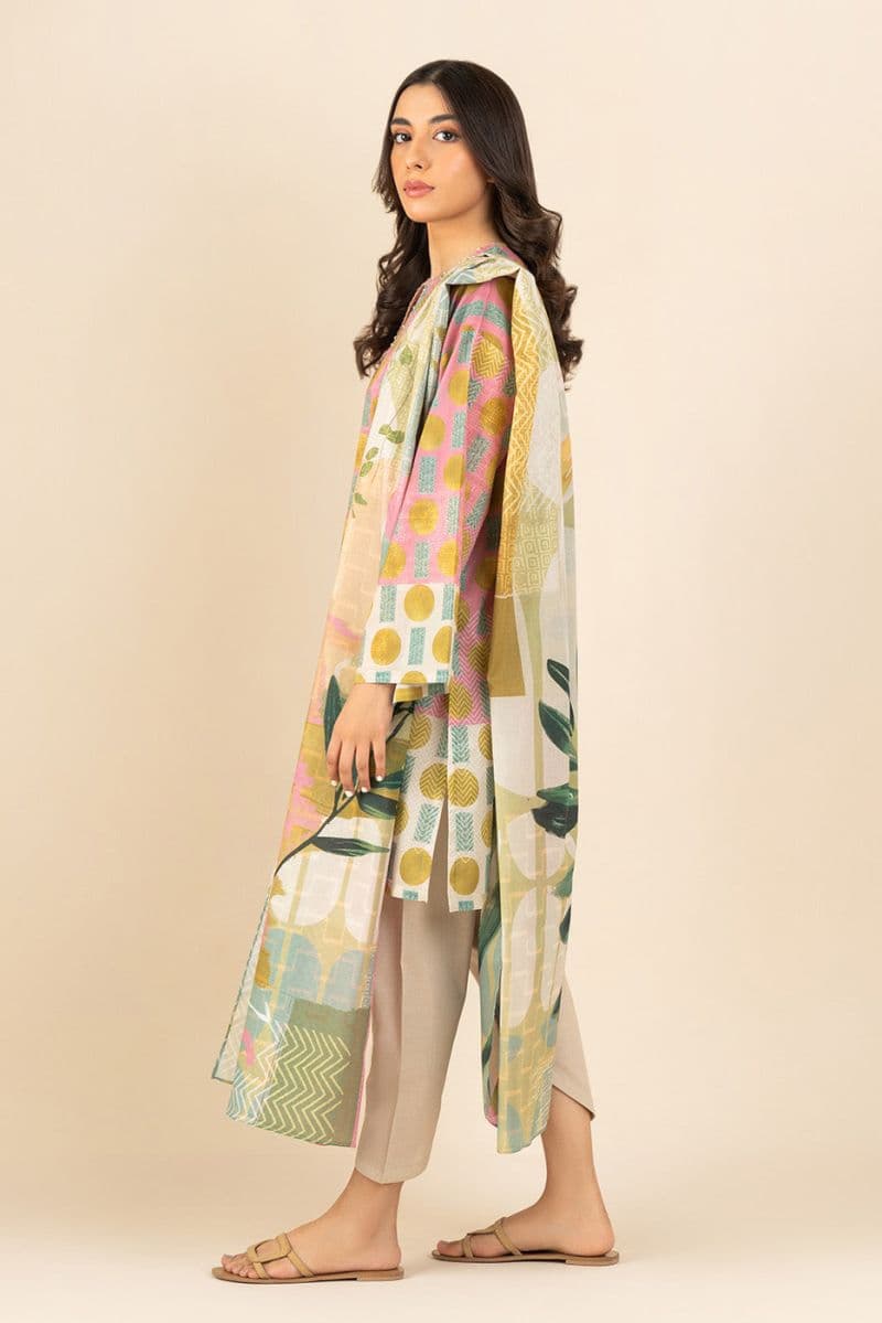 3 PIECE PRINTED LAWN SUIT (PRET) thumbnail