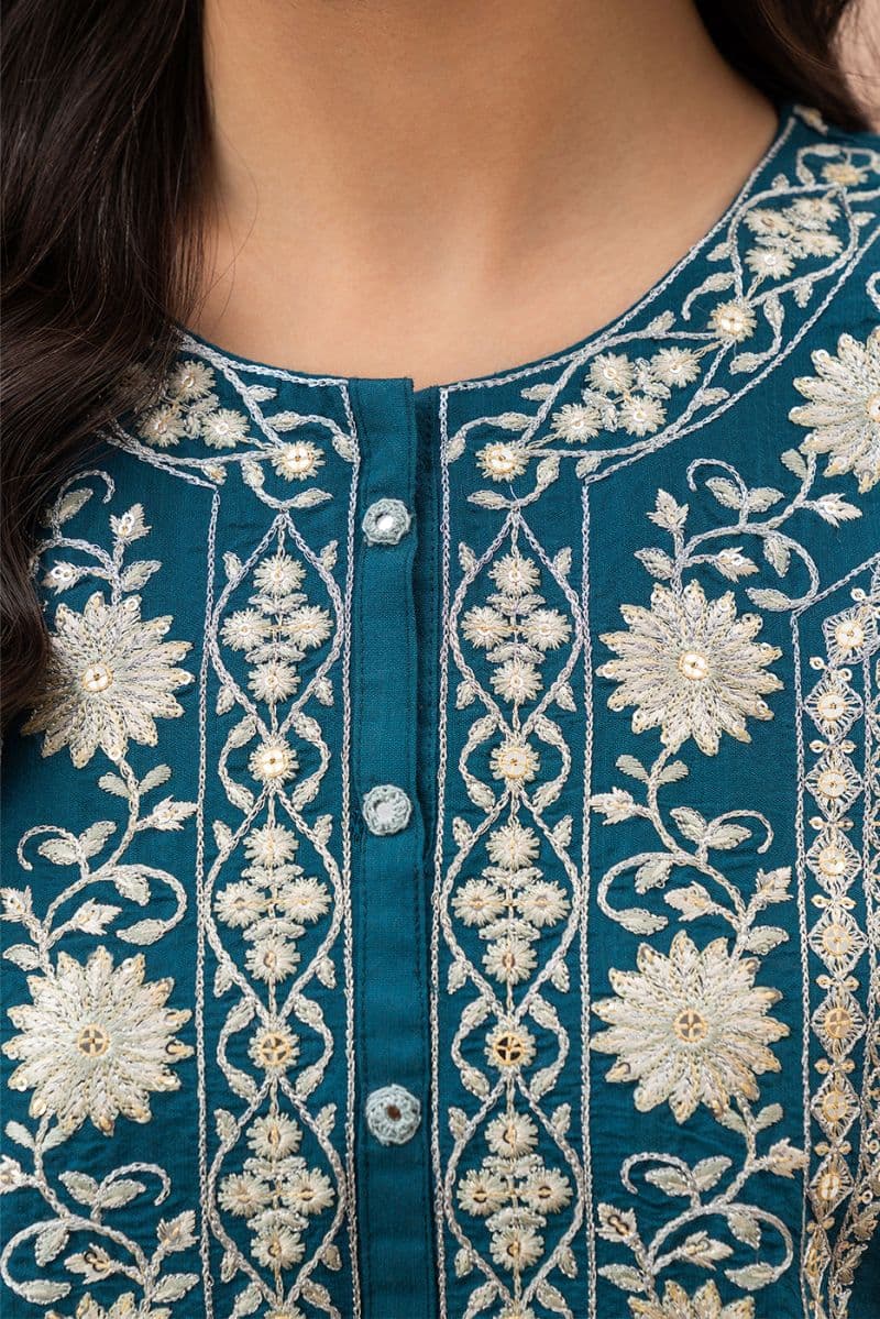 2 PIECE EMBROIDERED JACQUARD SUIT (LUXURY PRET) thumbnail