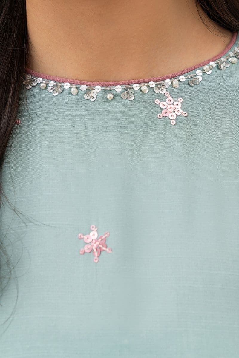 3 PIECE EMBROIDERED RAW SILK SUIT (LUXURY PRET) thumbnail
